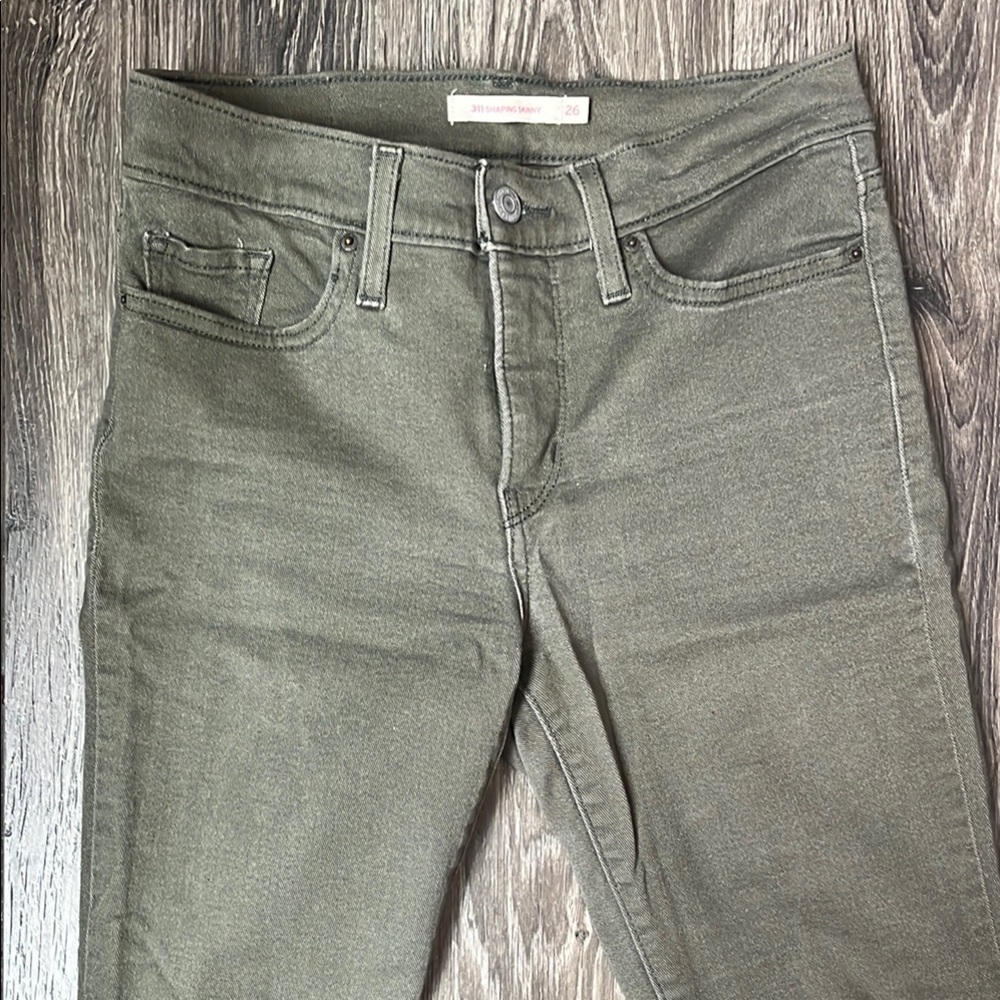 Levi's Green Skinny Jeans Modern Fit